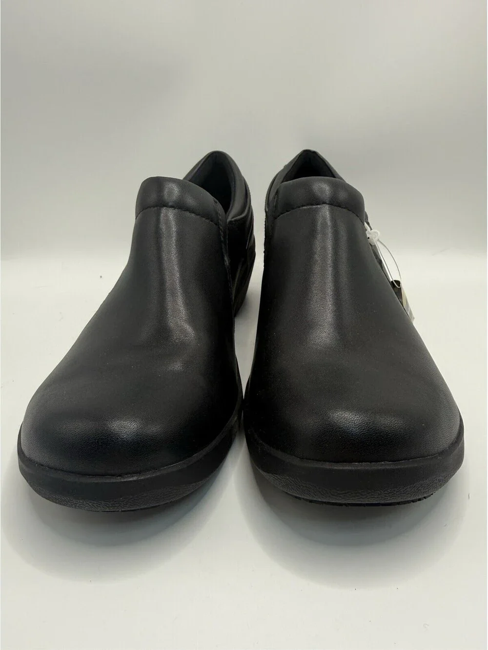 Clarks Talene Pace Womens 10 D Black Leather Anti-slip Work Casual Shoe NWT